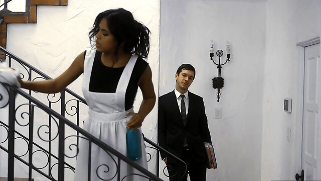 Markus Dupree and Autumn Falls in steamy maid action