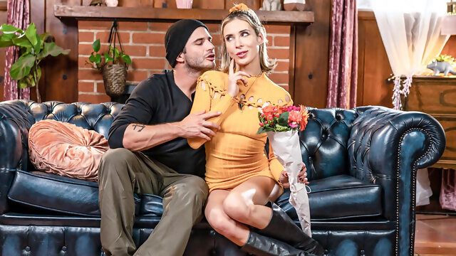 Teenagers crush crushed her tight snatch