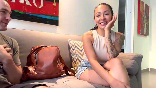 Behind the Scenes with Latina MILF Mariana Sandoval and Andres Acosta