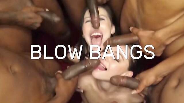 GangbangCreampie - Blonde Loves Gettins Sptroasted And Gangbanged Hard