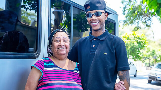 Fat 72 Years Old Mature Picked up for Anal