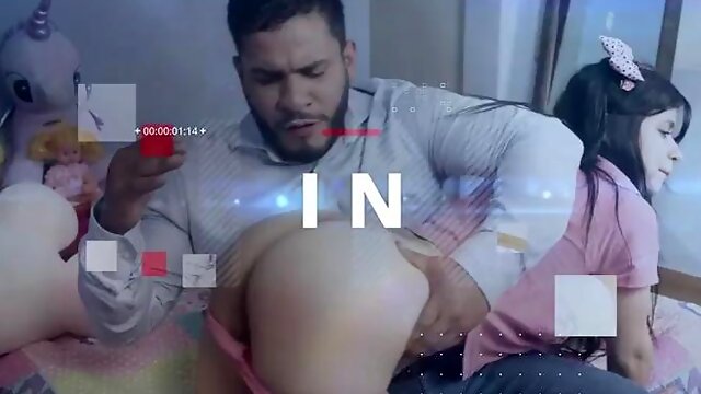 Milagros Raiza Peruvian super busty babe gets caught at night by a shy brunette.: Porn
