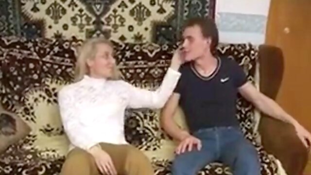 Skinny Russian Cougar Small Boobs Fucks Young Guy: Amateur, Milf  Blonde Porn