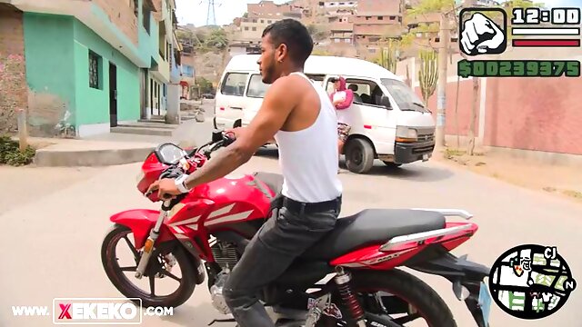 Venezuelan woman rides motorcycle and gets fucked in a house by stranger: Porn