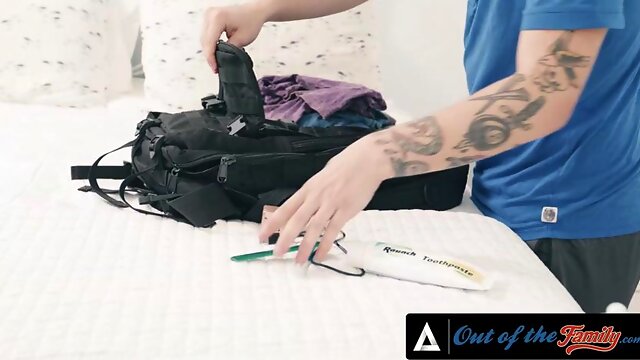 OUT OF THE FAMILY - MILF Stepmom Sophia Locke Asks Her Stepson To Fuck Her Without Condoms POV: Porn