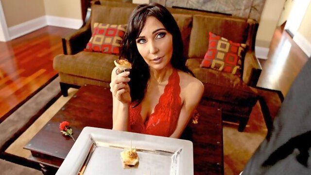 Fake-boobed brunette Diana Prince nicely penetrated by massive dick