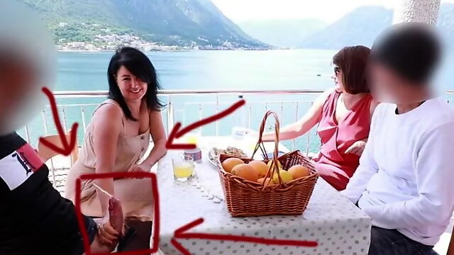 In the Middle of the Restaurant