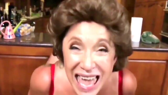 This Naughty Blonde Mature Enjoys When Big Dick Is Penetrating Her