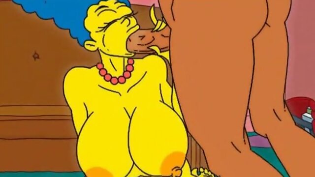 MILF Marge Simpson cheating