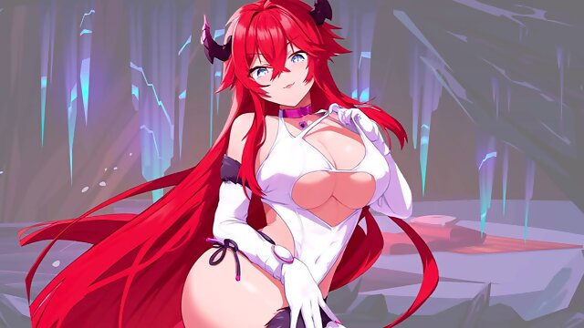 JOI Anal manga porn. four demons are going to fuck each other in ass.