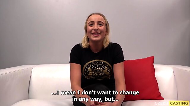 Blonde Beauty At Casting - Gianna Ray