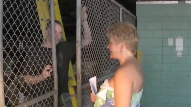 Short-haired blond Tracy enjoys a passionate reality-based sex session