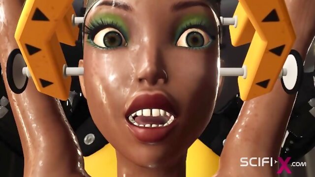 Captivating lassie - cuffed and fucked porn - Scifi-X