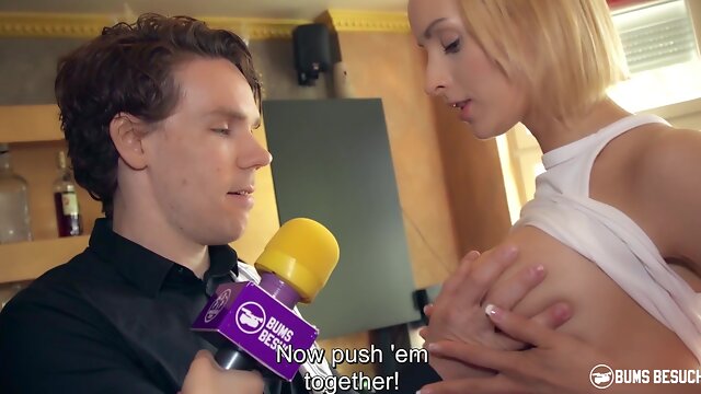 Anike Ekinas Blonde Allure Seduces with Wild German Energy