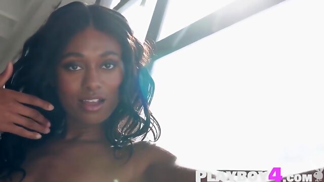 Black Teen 18+ Jahla Sexy Danced Totally Naked After Passion Striptease Action