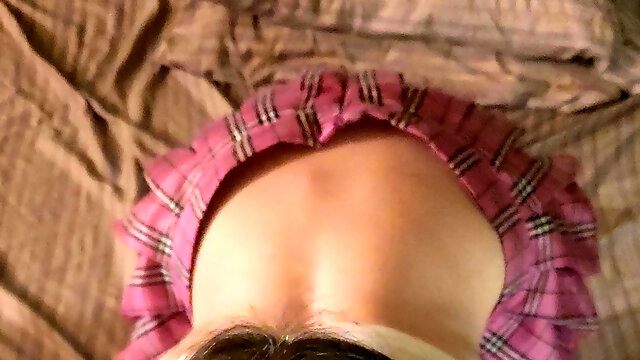 Goode Girl Sucks Hubbys Cock and Balls While Riding a Dildo