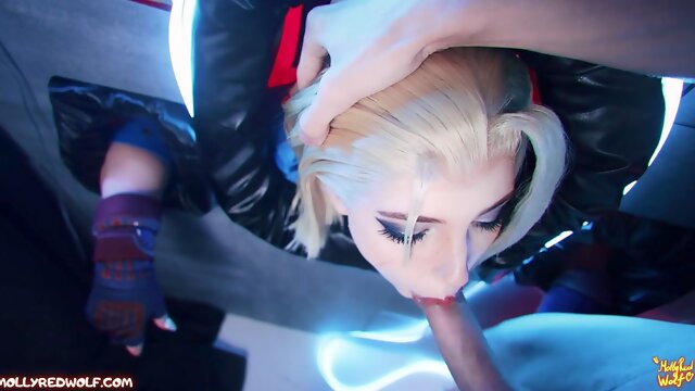 MollyRedWolf - Glory Hole With Cammy White Creampie And Facial - Molly Redwolf(4K)60fps - Molly redwolf