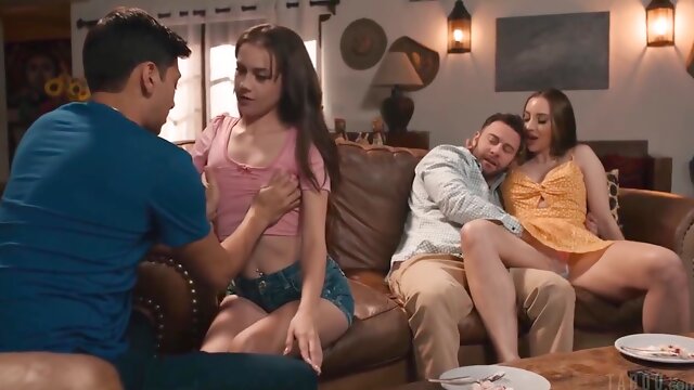 Hot Girl With Big Tits And Her Petite Bestie Join A And Enjoy The Banging To The Fullest - Max Fills, Melissa Stratton And Selena Love