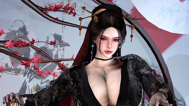 3D Super Hot Mature MILF Got Fucked by Old Big Cock