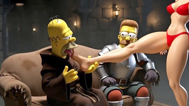 Private Cuckold Club. Exclusive 3D Simpsons Cartoon Parody