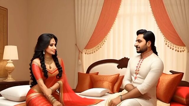 Steamy Indian bhabhi gets roughly fucked by her senior father-in-law