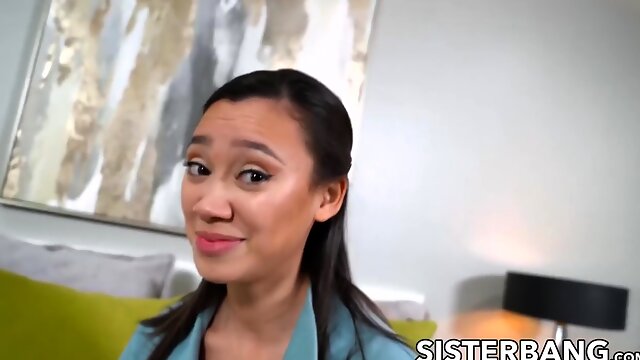 Touch Me Challenge With Stepbrother Leads To A Forbidden Sex With Stepsister Madi La - Madi Laine And Donnie Rock