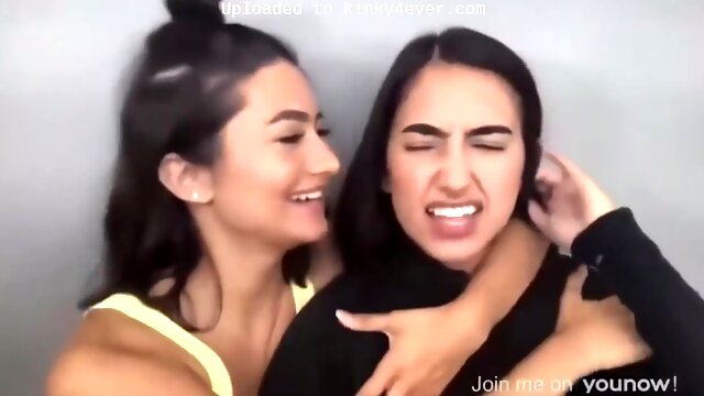 Lesbian Couple Handgag Comp