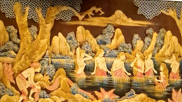 Orgasm on the Landlords Couch