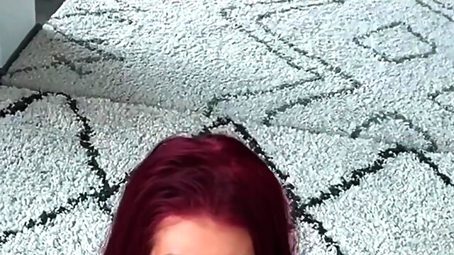 Petite Redhead Gets Mouthfucked Before Rough Sex on Casting - Rimjob and Doggy Style