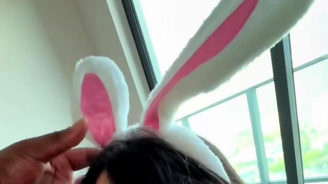 Easter Bunny Finds BBC in Easter Basket ~ Luxe La Fox