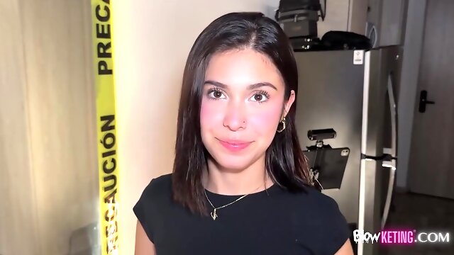 Bewitching Nerdy 18yo With Braces Comes To Ask For Hard Sex Desperately