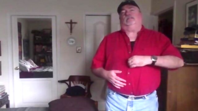 Mature Teddy Undresses and Jacks