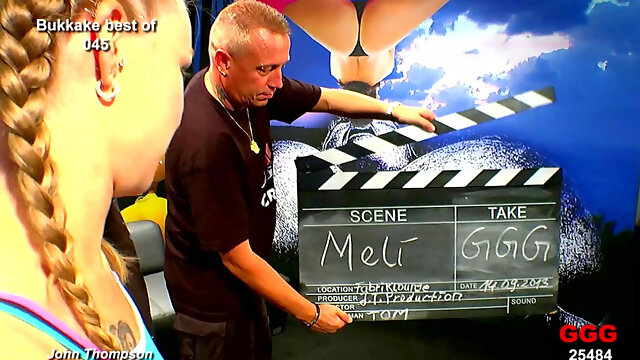 Ggg Joh Thompson - First Time Bukkake Gangbang Enjoys by Hot Chicks and Big Cocks