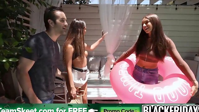 Gianna Dior trains Little April olsen how to be a free-for-all use whore