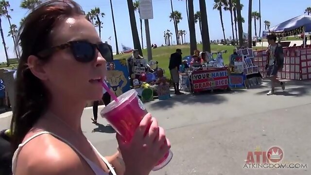 Go to the beach with Ashley Stone leading the way! by ATK Girlfriends: Amateur, Babe  Brunette Porn