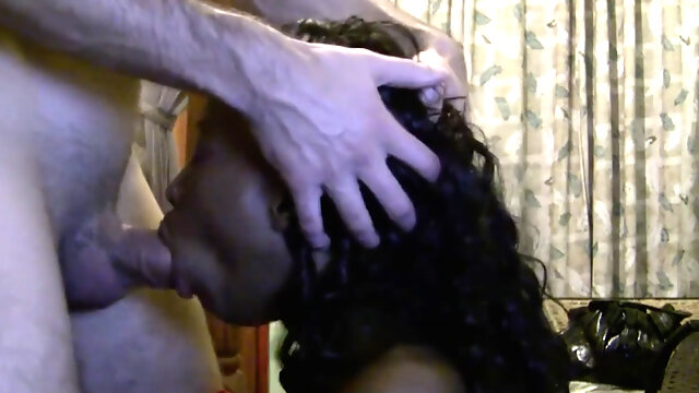 Slutty black teenager enjoyed rough sex