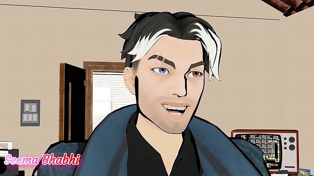 Japanese mom in animated fantasy gets naughty with her son