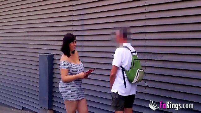 Nataly Takes It To The Streets In Barcelona To Hunt A Rookie To Fuck An Ode To The Curvy Woman