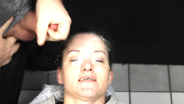 Shes Back and Her Face Is Covered with Big Loads of Nut