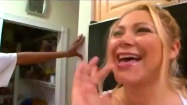 Samantha Smith very hot bbw blonde with giant boobs fuck with her black sport teacher: Porn