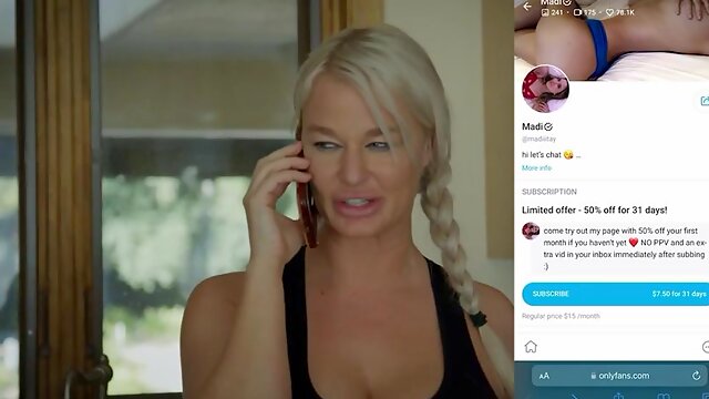 Mature stepmom checks my erection problem: Blowjob, Big Tits  Big Ass Porn