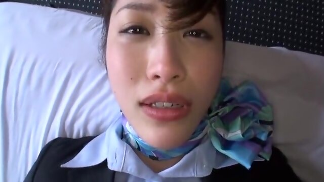 A Mature Man And A Cabin Attendant - Miki Sunohara