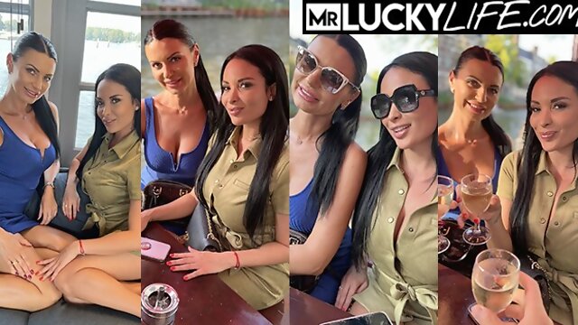 Anissa Kate and Ania Kinskis balls sucking smut by Mr Lucky Life