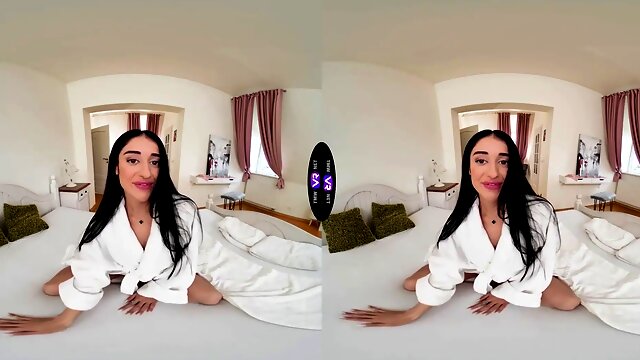 Wild ara mix up rubs her Shaved Pussy till she squirts - tmwvrnet