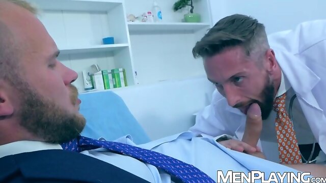 Doc Nick North checks in Malek Tobias bulls eye with his frigs and nice dick