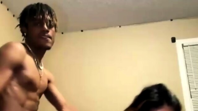 Horny brunette gets fingered and takes hard BBC pounding