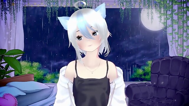 Femboy Santa gives you a naughty reward for being a bad boy in this ASMR session