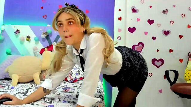 Cute columbian pantyhose tease: Amateur, Babe  Chaturbate Porn