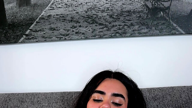 Melody Gets the Couch Full of Squirt!