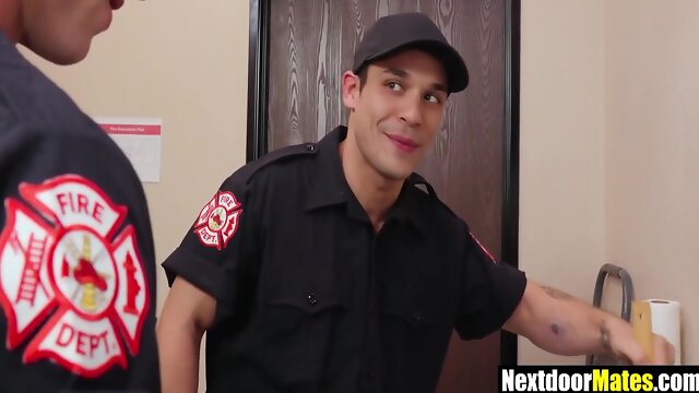 Hot Firemen Fuck Without Condom 7 Min
